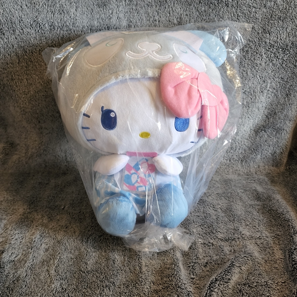 Hello Kitty - Panda Nurse Big Plushy B - Blue